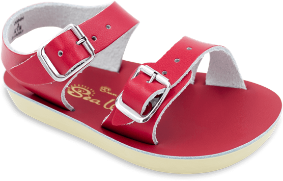 Picture Of Sea Wee Sandal Size - Sea Wee Sandals Red (600x600), Png Download