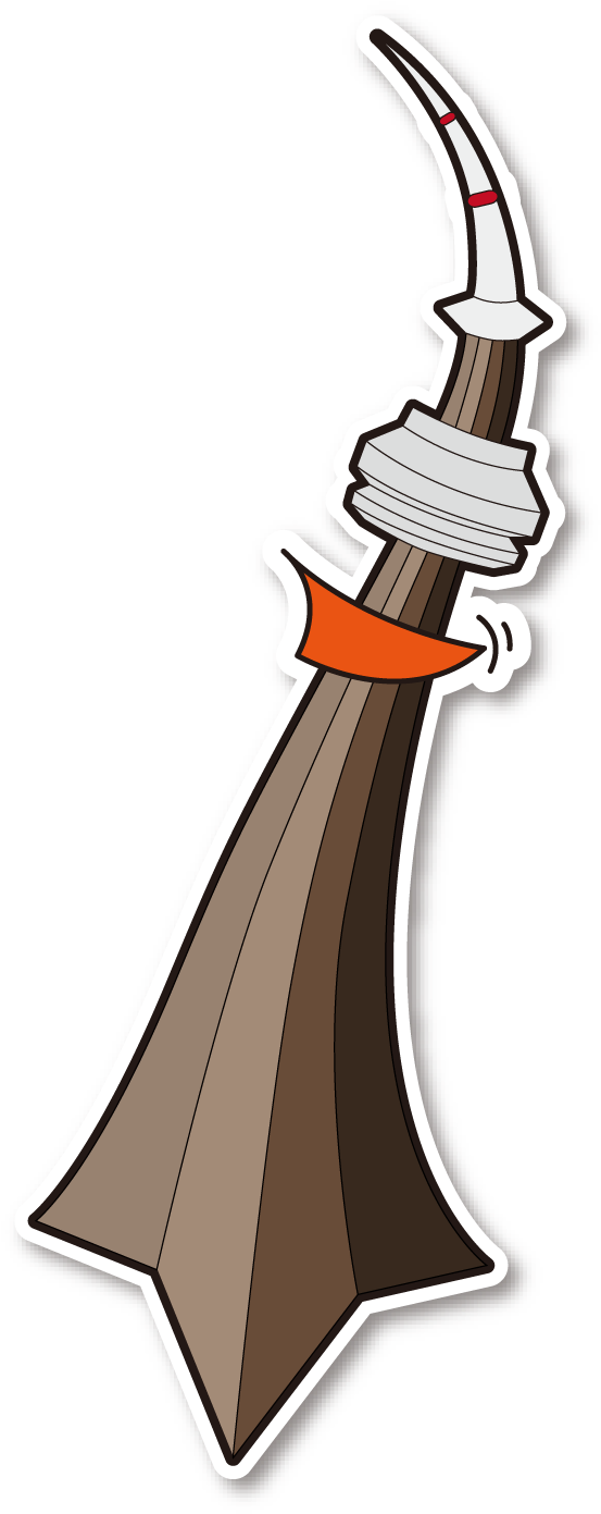 Cn Tower Cartoon (617x1533), Png Download