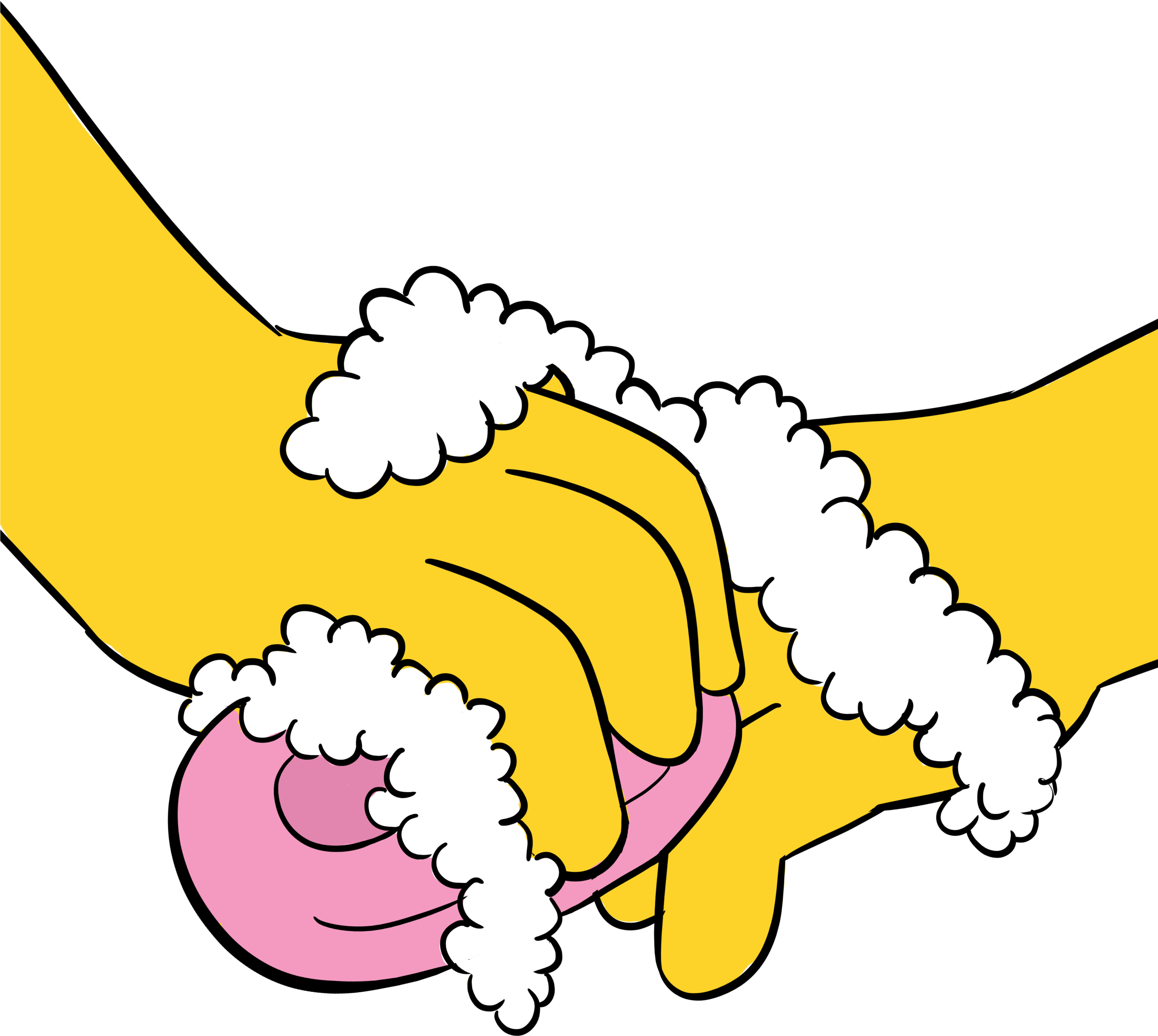 Wash Hands - Hand Washing (4000x4000), Png Download