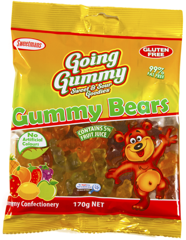 Gummy-bears - Gummy Bear (451x600), Png Download