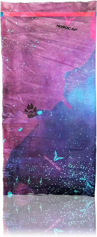 Nordcap Buff Purple Galaxy - Scarf (800x800), Png Download