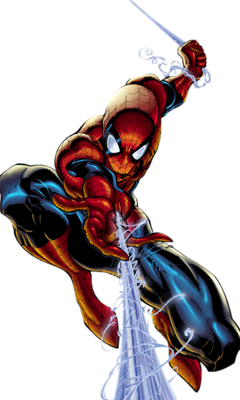 Windows Phone 7 Wallpapers Transparent - Spiderman Png (480x800), Png Download