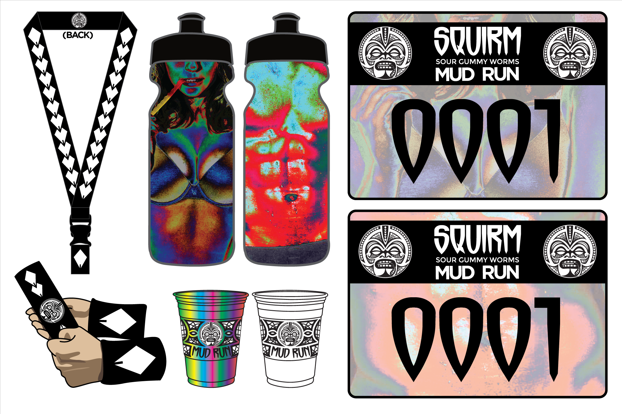 Accessories Board - Water Bottle (2160x1440), Png Download
