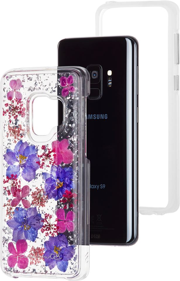 Purple Karat Petals Case For Samsung Galaxy S9, Made - Samsung Galaxy S9 (1000x1000), Png Download