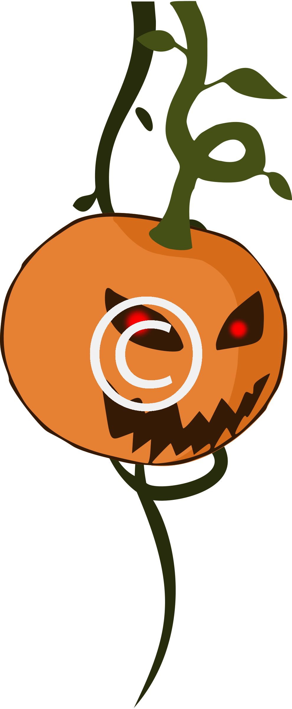 Halloween Clip Art 86 - Jack-o'-lantern (989x2400), Png Download