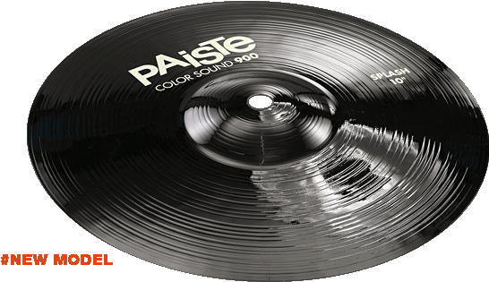 Paiste 10 Inch 900 Color Sound Black Splash Cymbal (596x411), Png Download