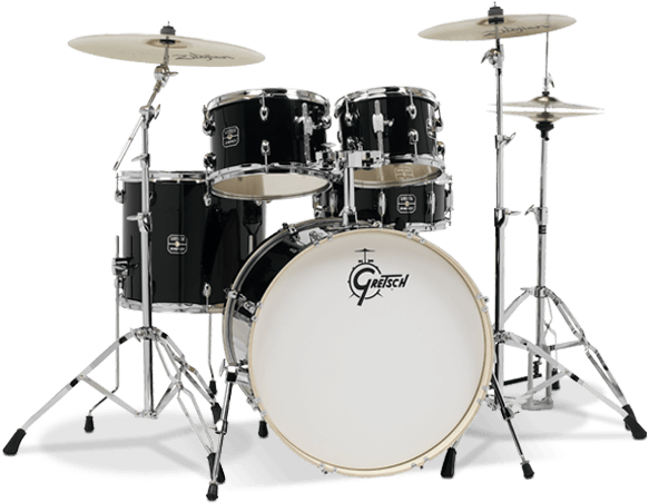 With Zildjian Cymbals - Gretsch New Catalina Maple (768x580), Png Download