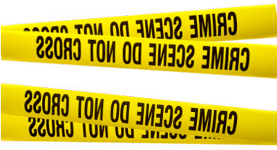 Psd Detail - Crime Scene Do Not Cross (400x327), Png Download
