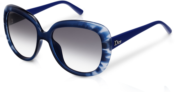 Blue Diortiedye1 Sunglasses - Occhiali Da Sole Donna Dior Vecchi (600x660), Png Download