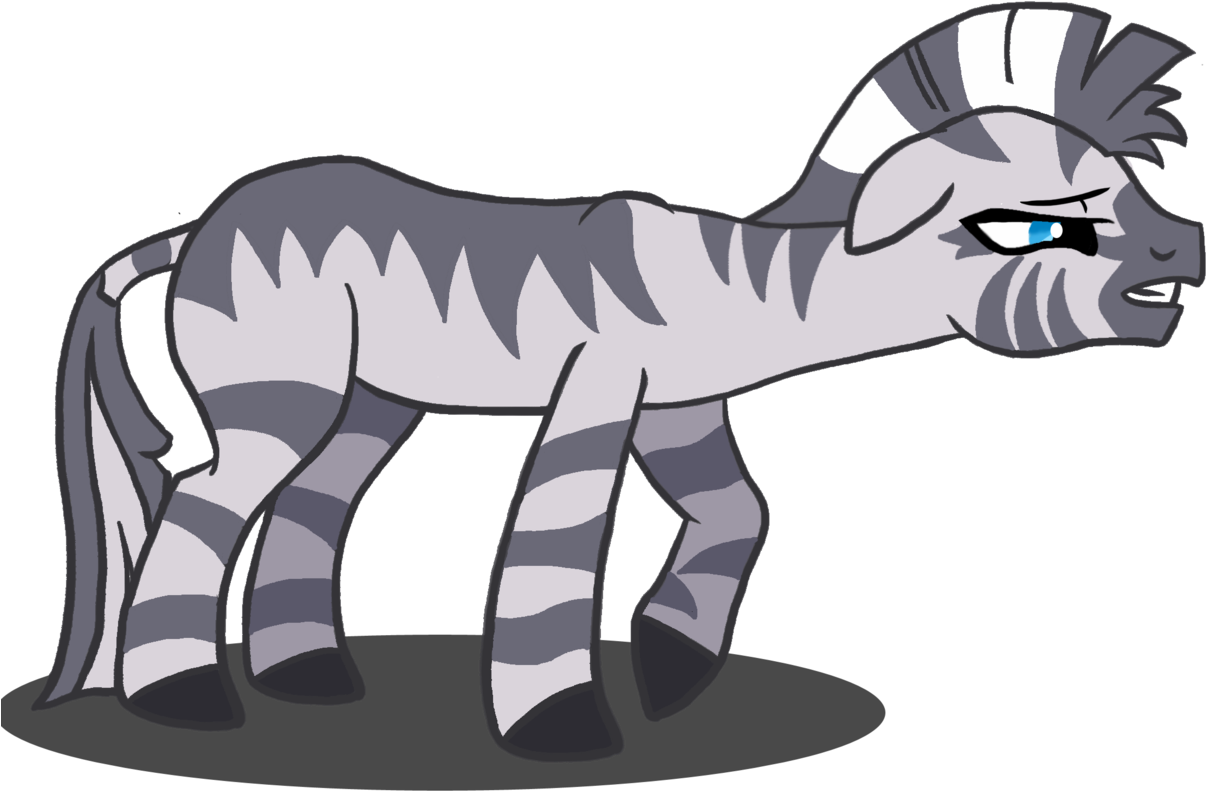 Orca Clipart Sad Cartoon - Sad Zebra Cartoon (1280x960), Png Download