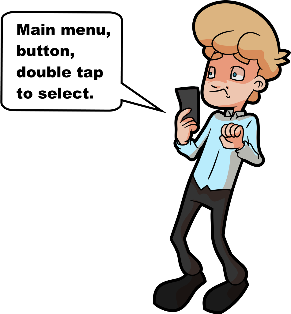 Man Looking In Horror At His Cellphone, Which Is Telling - Husband (1024x1024), Png Download