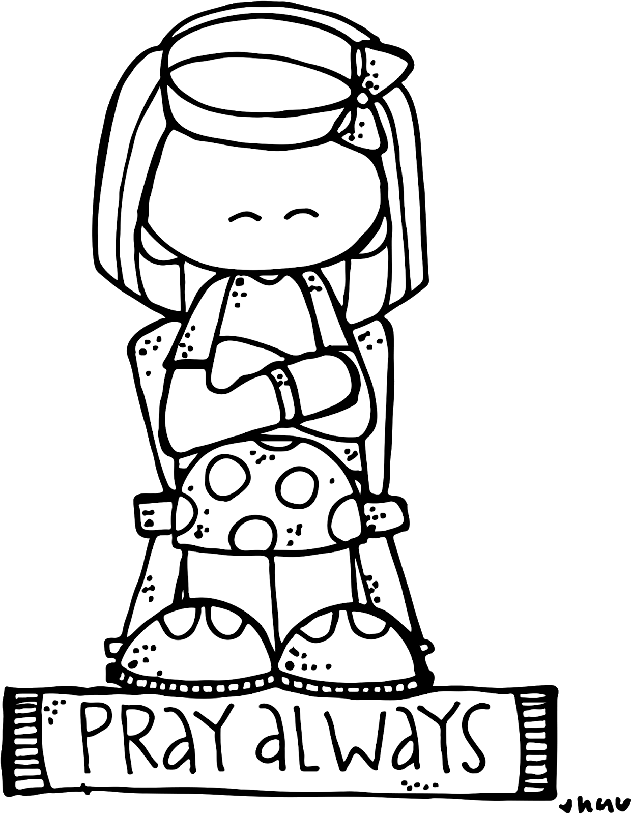 Pin By Courtney Dennis On Pk-younger 2s - Clip Art Lds Pray (1242x1600), Png Download