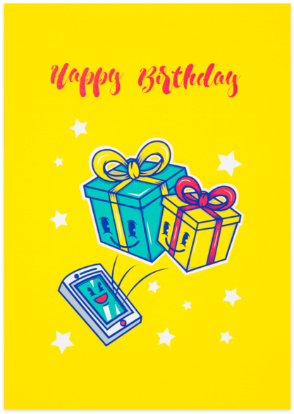 Storychips Birthday Gifts Greeting Card (600x600), Png Download