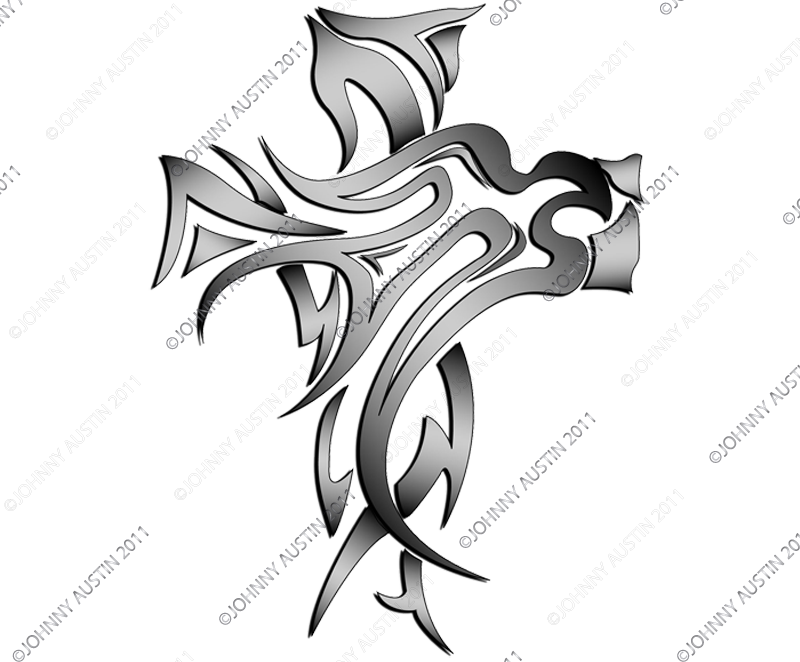 Holy Dove Tattoo - Holy Spirit Cross Tattoo (800x662), Png Download