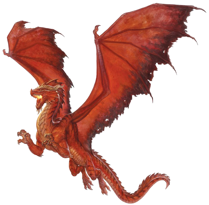 Red Dragon Png Picture - Red Dragon Dnd 5e (720x720), Png Download