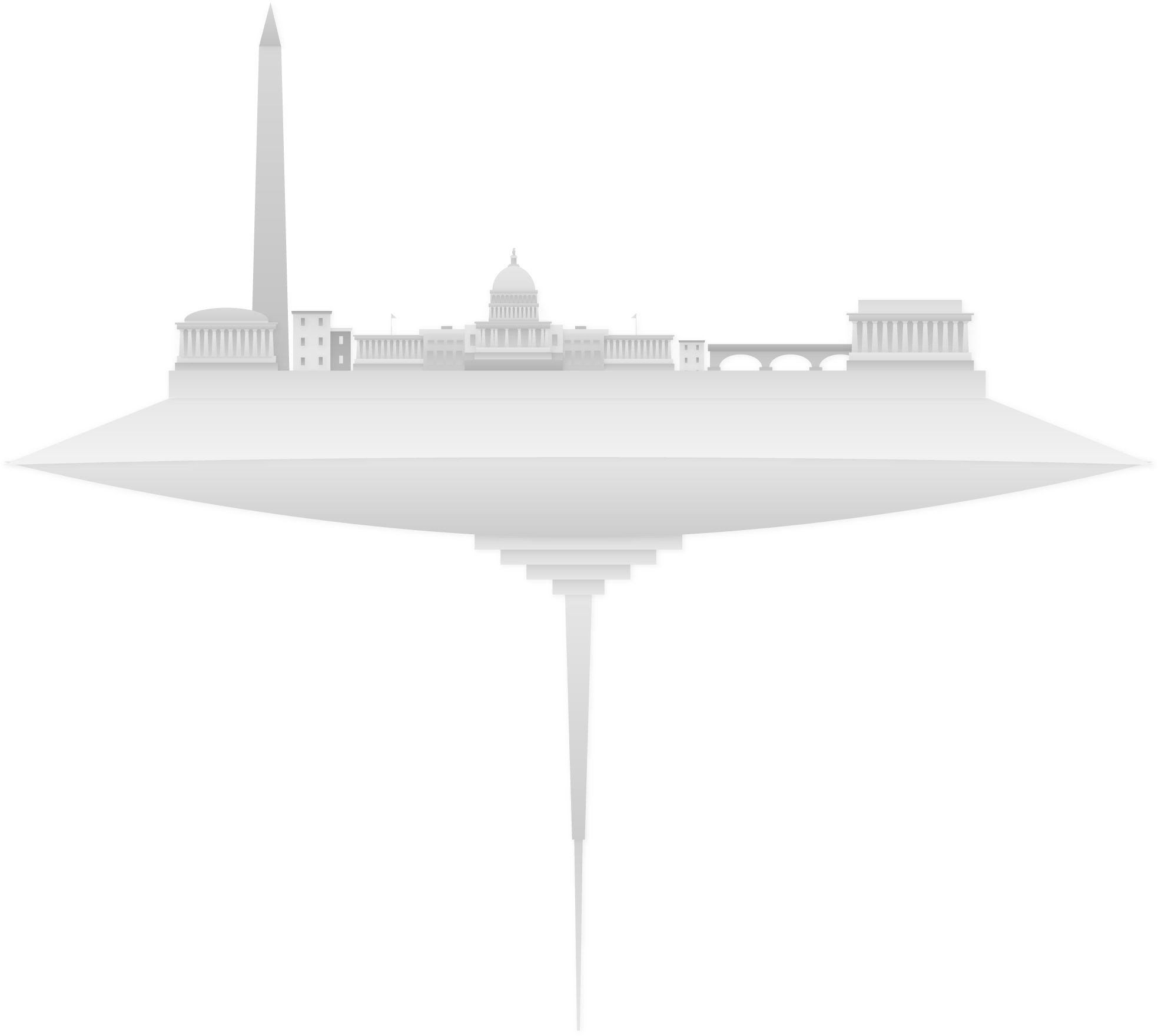 The Force Is Strong In Washington - Light (1979x1802), Png Download