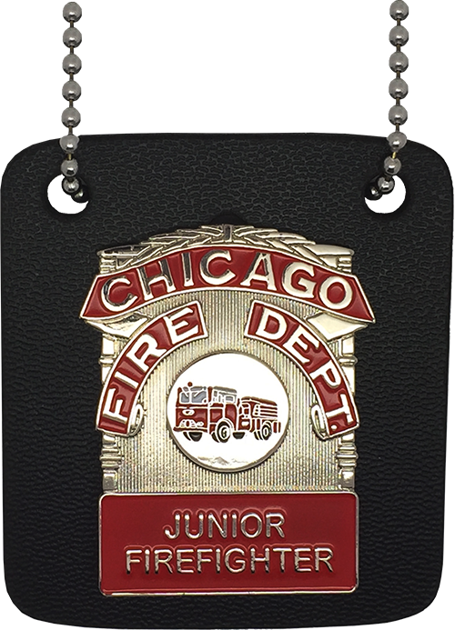 Chicago Fire Department Junior Firefighter Shield Badge - Chicago Fire Department Badge (500x693), Png Download
