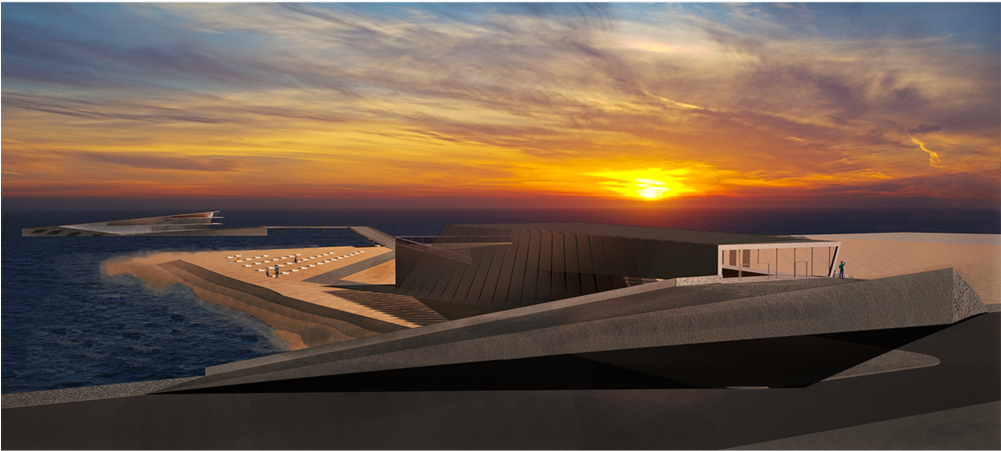 View Of Everything Finished - Arch (1000x750), Png Download