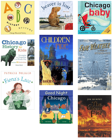Great Chicago Fire Festival Books For Children - Chicago Baby (436x489), Png Download