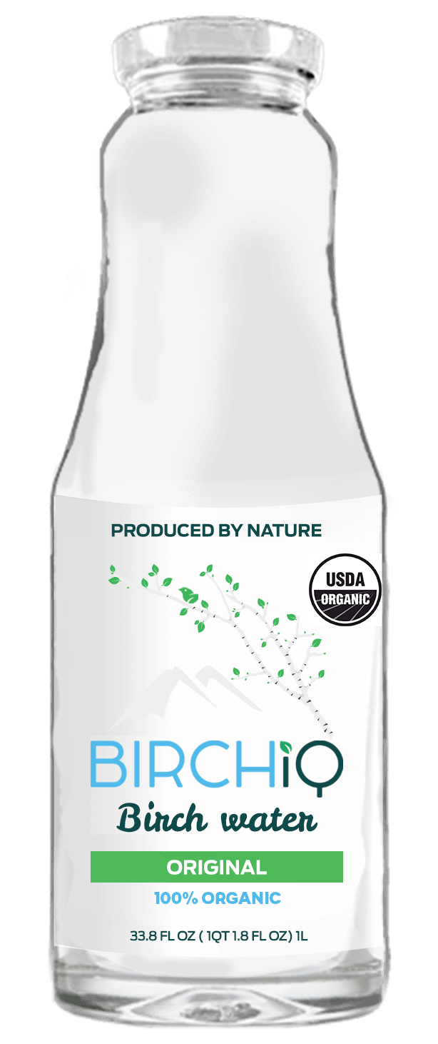 100% Organic Birch Water (1, - Birch (870x1461), Png Download