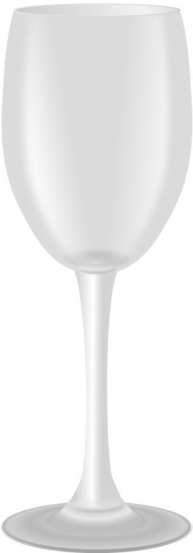 Free Empty Wine Glass Png - كأس فارغ Png (279x800), Png Download