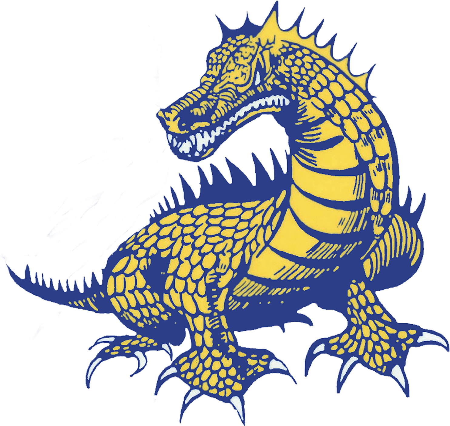 Gif - Dewitt High School Dragons (1500x1406), Png Download