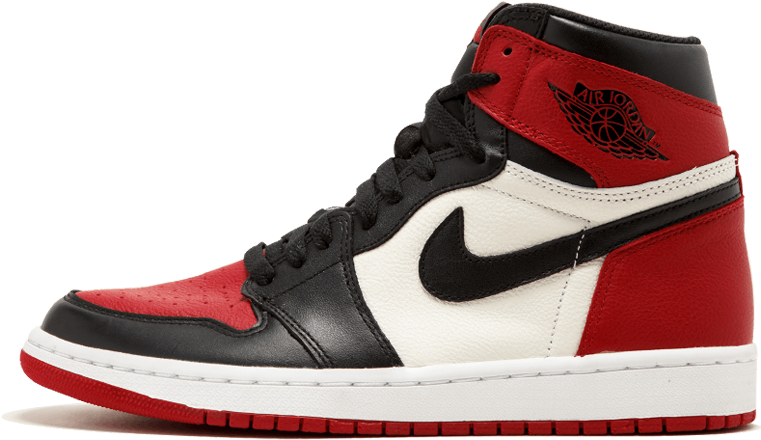 Air Jordan 1 Retro High Og “bred Toe” - Nike Bred Toes (1000x600), Png Download