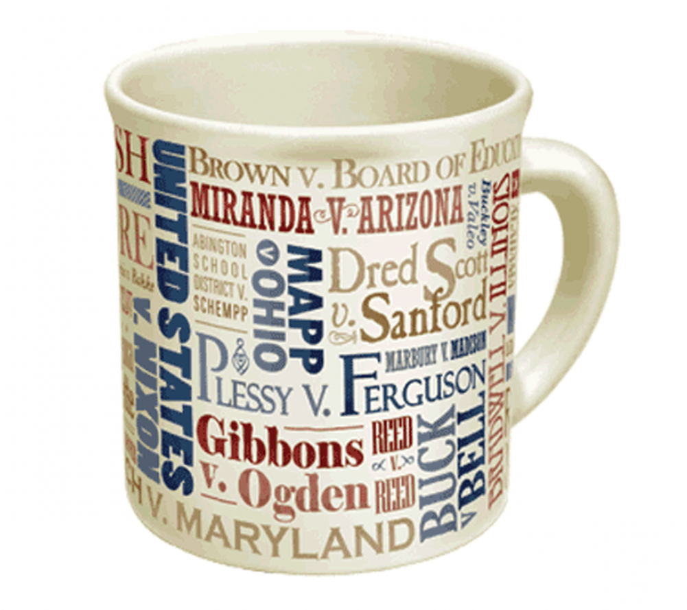 Supreme Court Coffee Mug - Mug: Great Supreme Court Cases, 5x4in. (1000x1231), Png Download