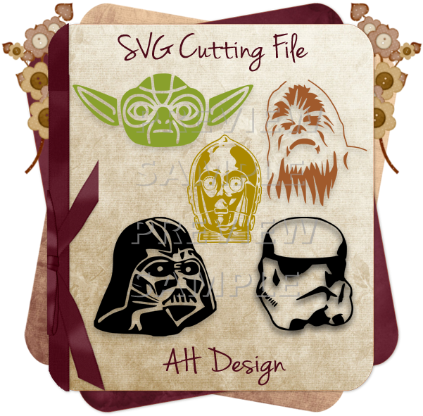 Star Wars Characters Cutting Files - Patriots Minnie Mouse (600x600), Png Download