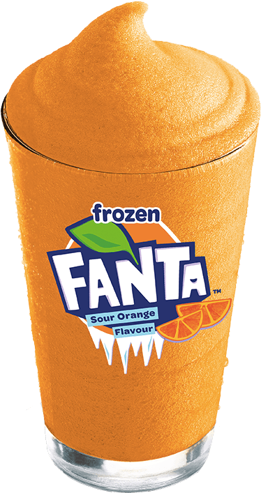Frozen Fanta - Frozen Raspberry Fanta (740x840), Png Download