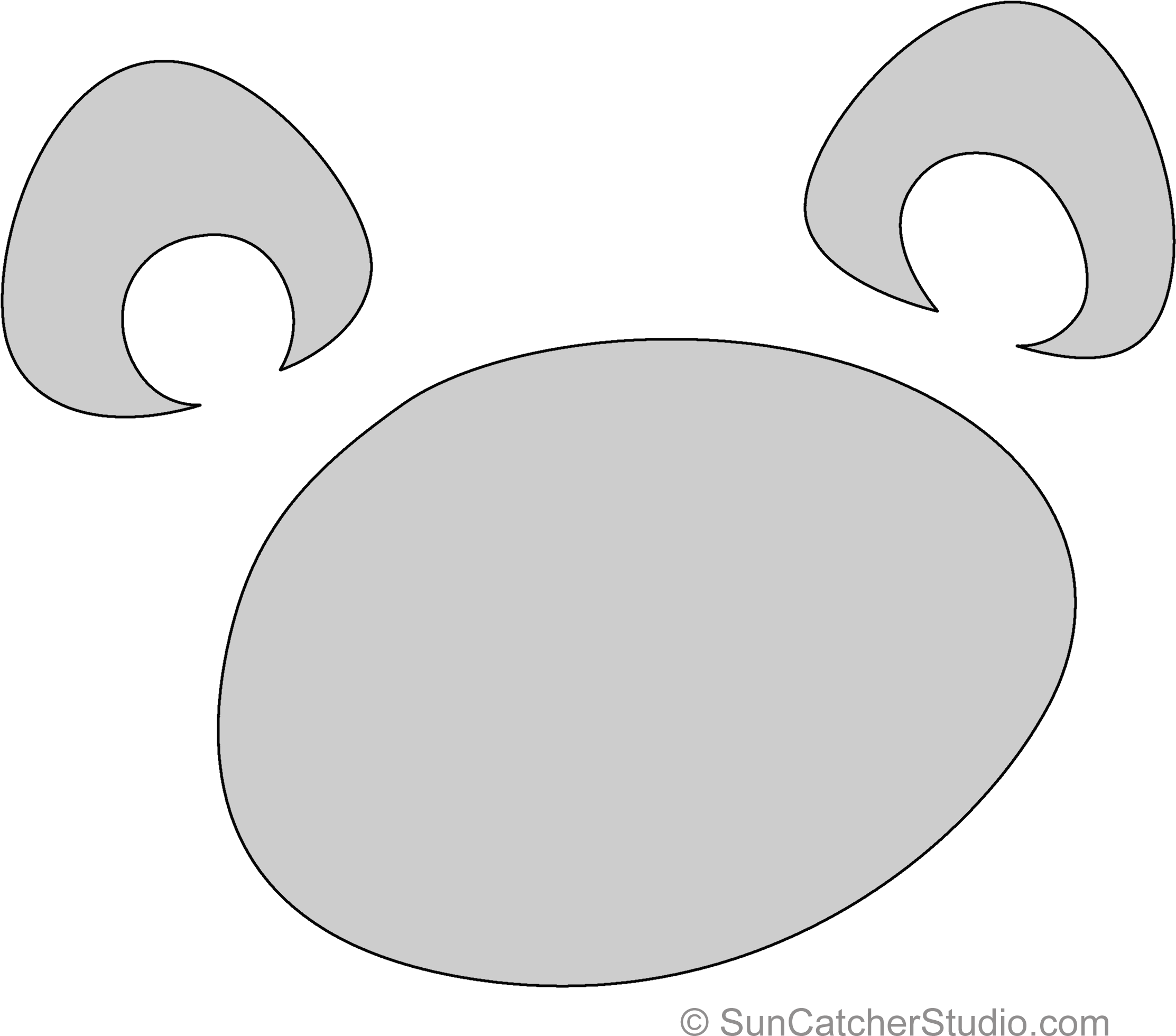 Halloween Decoration Stencils Halloween Pie Mummy Free - Jack-o'-lantern (2300x2047), Png Download