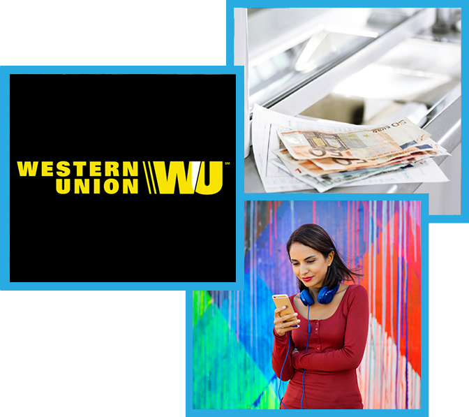 About Western Union - Western Union (672x597), Png Download