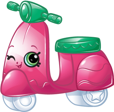 Maria Moped - Shopkins Season 8 Maria Moped (576x506), Png Download
