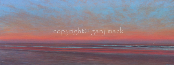 Click To Enlarge Image Sunset - Painting (600x450), Png Download