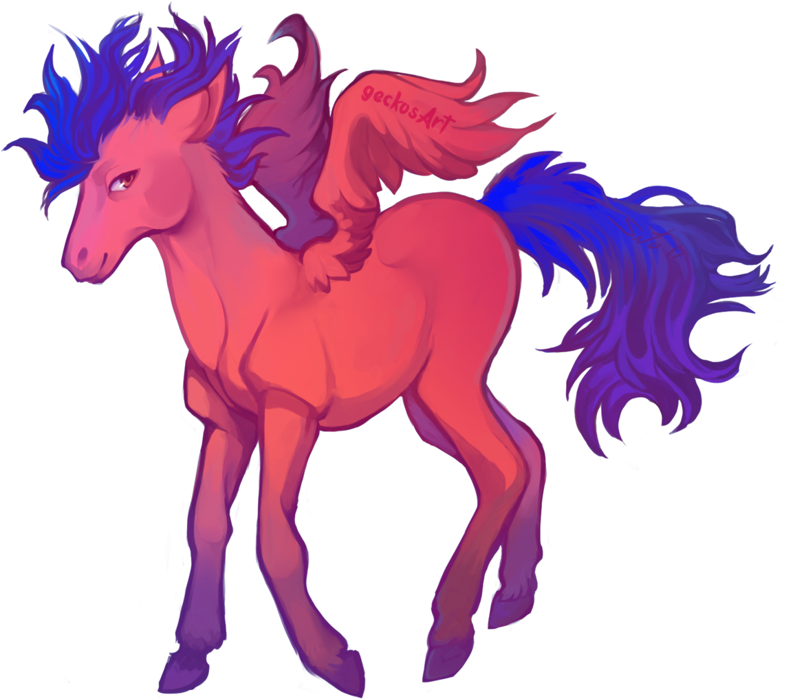 Geckosart, Blue Hair, Blue Mane, Colt, Dungeons And - Artist (1152x1024), Png Download