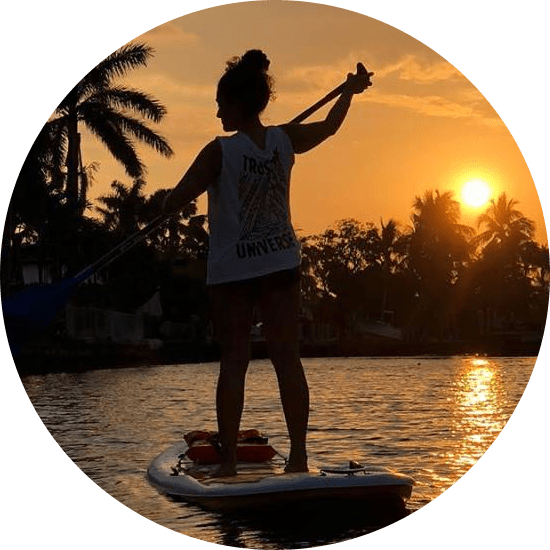 Sunset - Silhouette (550x550), Png Download