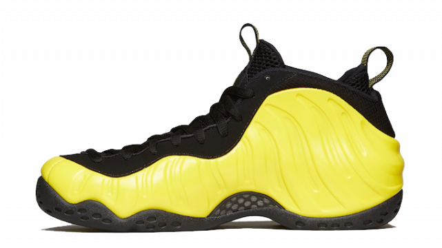 Foamposite One Optic Yellow (640x640), Png Download