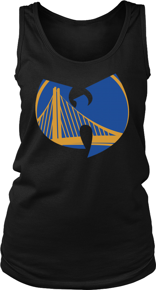 Dub Nation Warriors Wu Tang Womens Tank Top Golden - Golden State Warriors - Logo 14 Poster 22 X 34in (1000x1000), Png Download