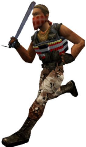 Guerilla Skin2 - Akunin Counter Strike (282x479), Png Download