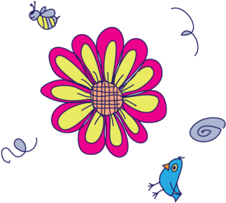 Small Flower (375x503), Png Download