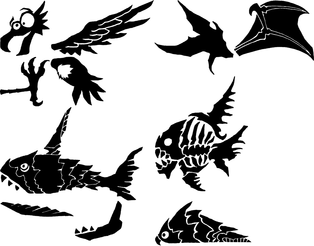 20 Jul 2010 - Character In Parts Png (1000x784), Png Download