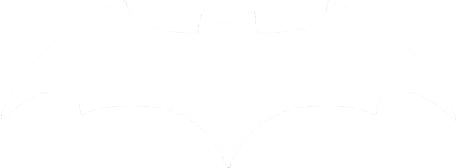 White Batman Logo Png (640x480), Png Download