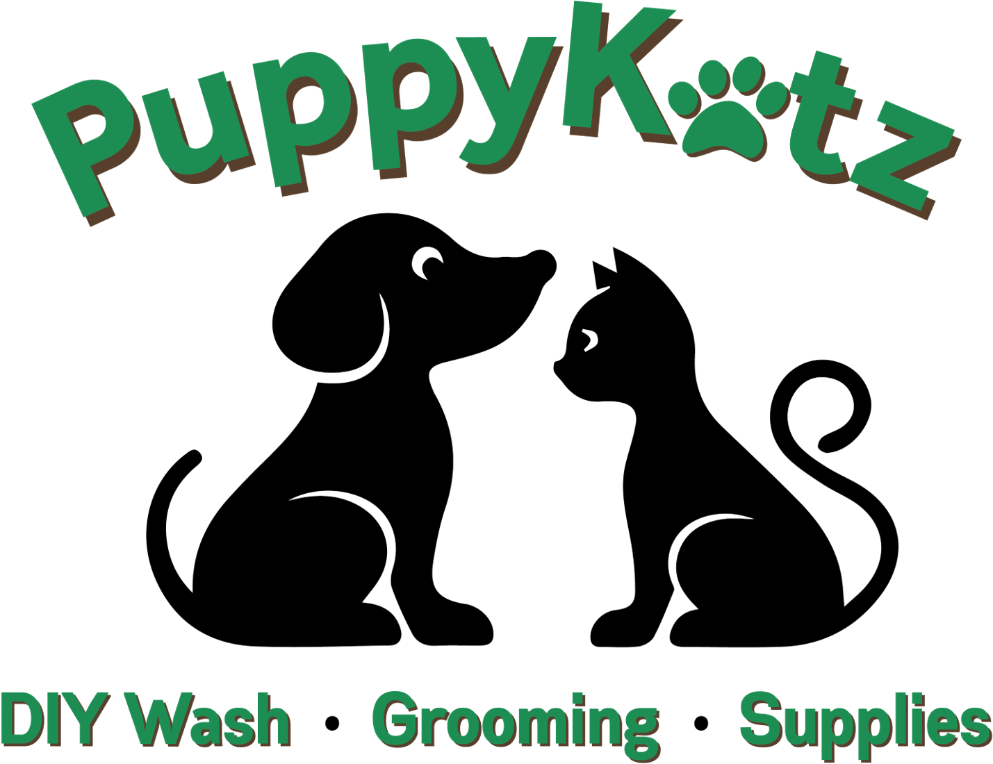 Puppykatz - Background Pet Shop Logo Png (1434x1125), Png Download