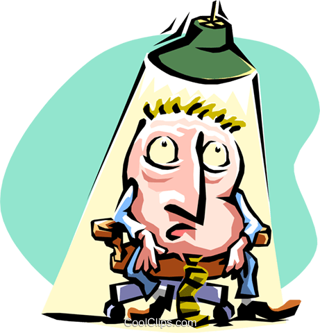 Cartoon Businessman/under The Spotlight Royalty Free - Illustration (461x480), Png Download