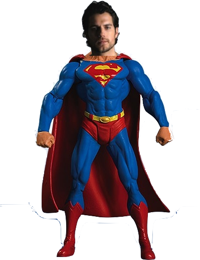 148092-1 - Dc Comics Superman Batman Series 6 Superman Action (400x600), Png Download