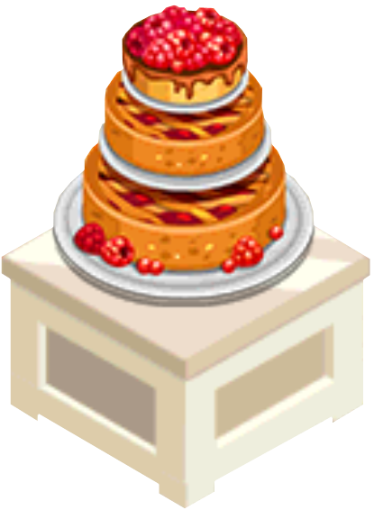 Oven-pie Cake - Bakery Story Cakes (415x566), Png Download