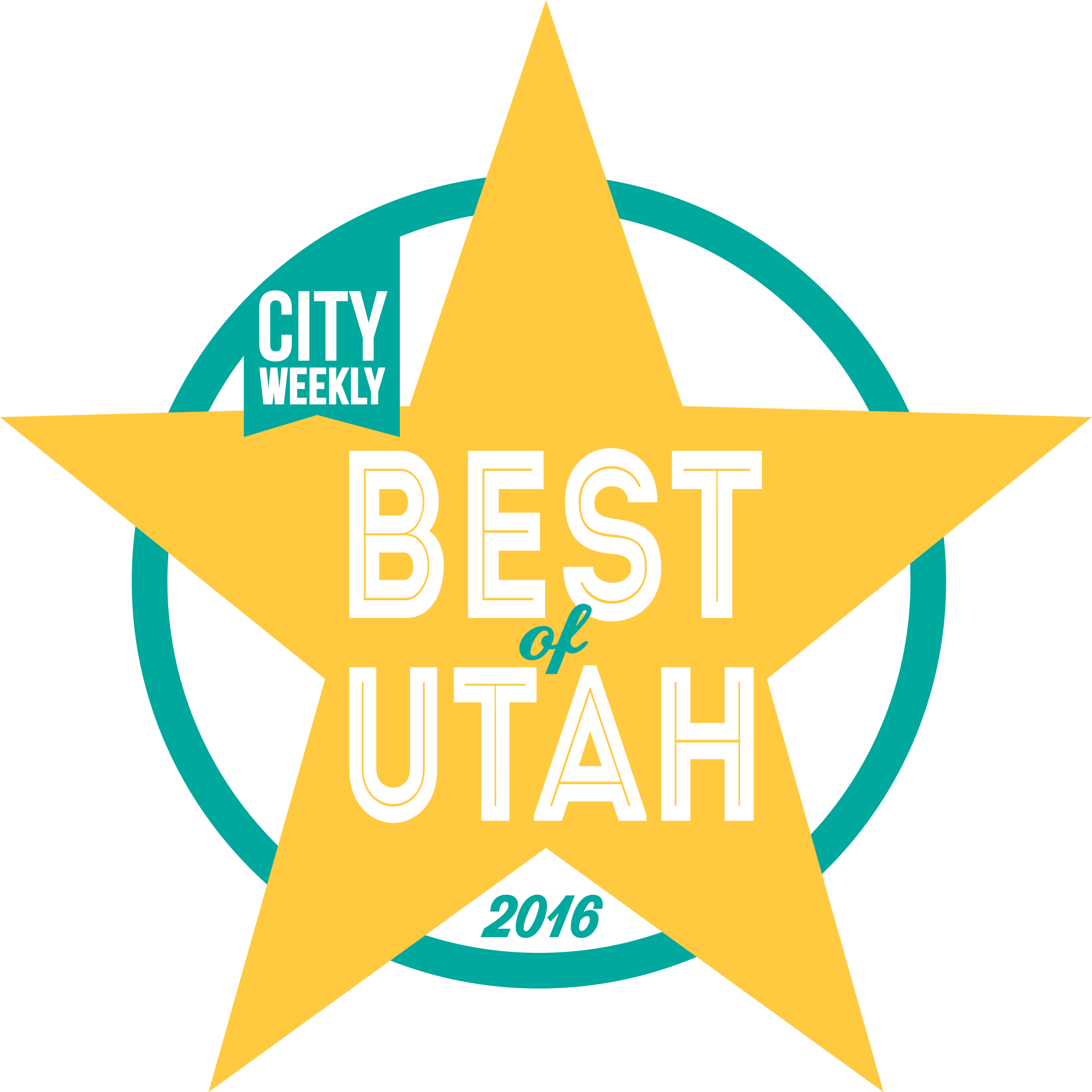 Black White Download Social Header Download - Best Of Utah City Weekly 2018 (2032x2032), Png Download