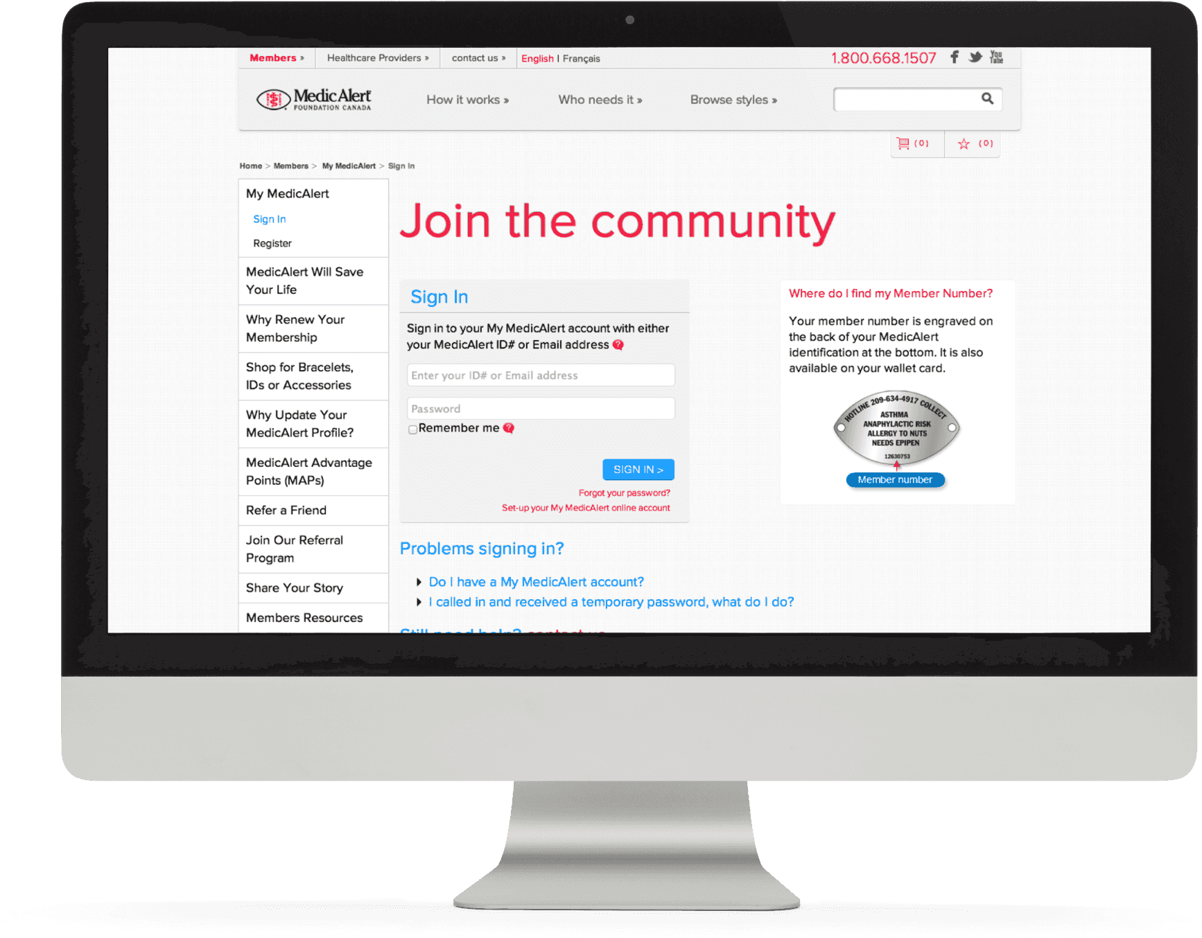 Project Pieces Medicalert 11 - Book Website Mockup (2280x1520), Png Download