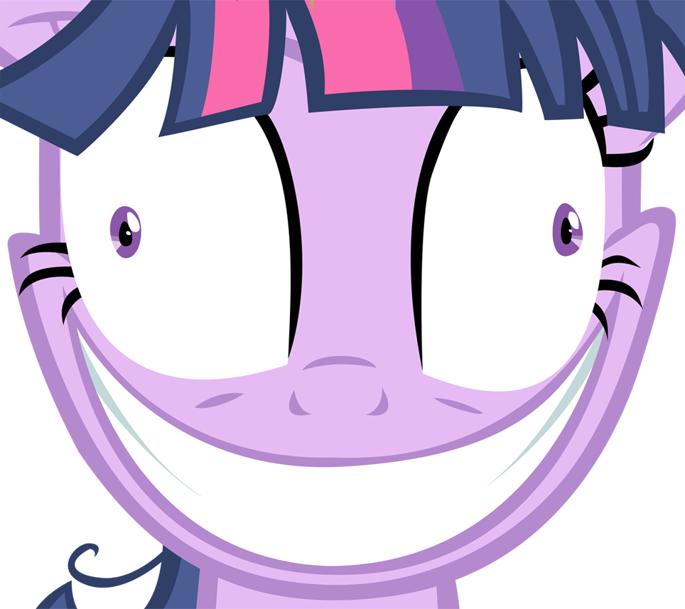 Twilight Insane Stare , - Twilight Sparkle Crazy Face (964x857), Png Download