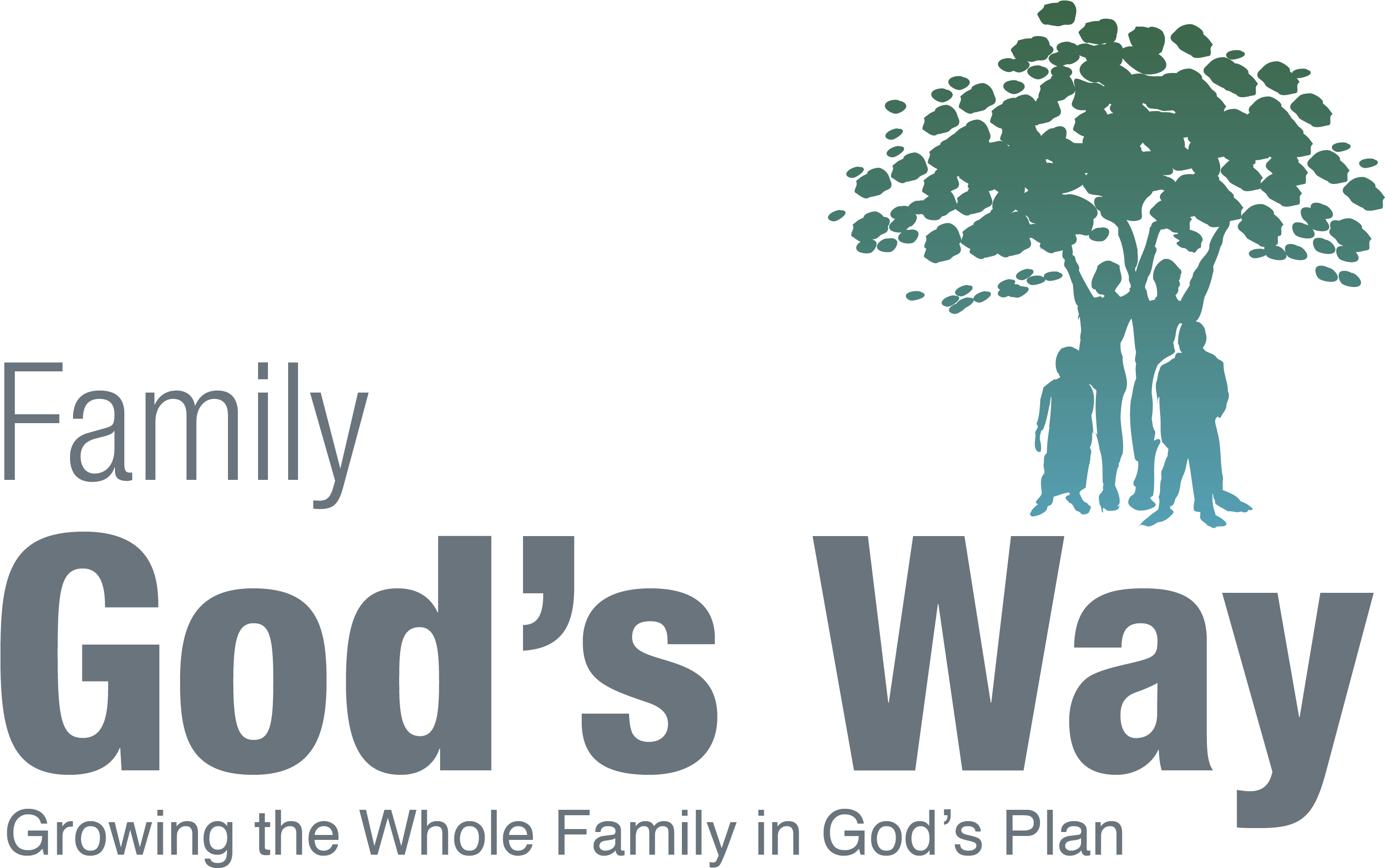 Family God's Way - God Is The Center Of Family (2830x1793), Png Download